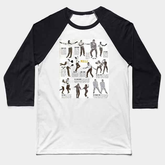 MPJJ Jazz Dancing MPJJ Baseball T-Shirt by Potsy